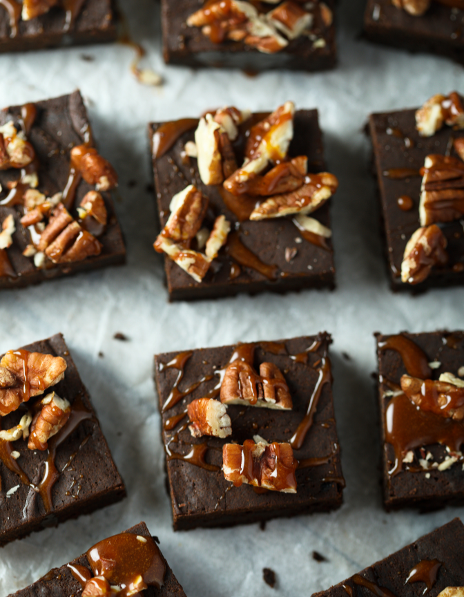 Purposeful Pecans Turtle Brownies