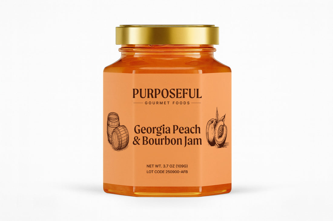 Georgia Peach &amp; Bourbon Jam