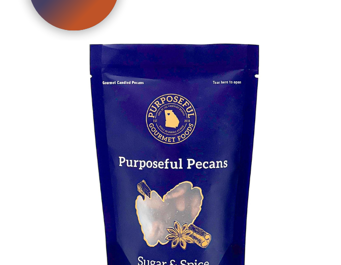 purposeful pecans packaged