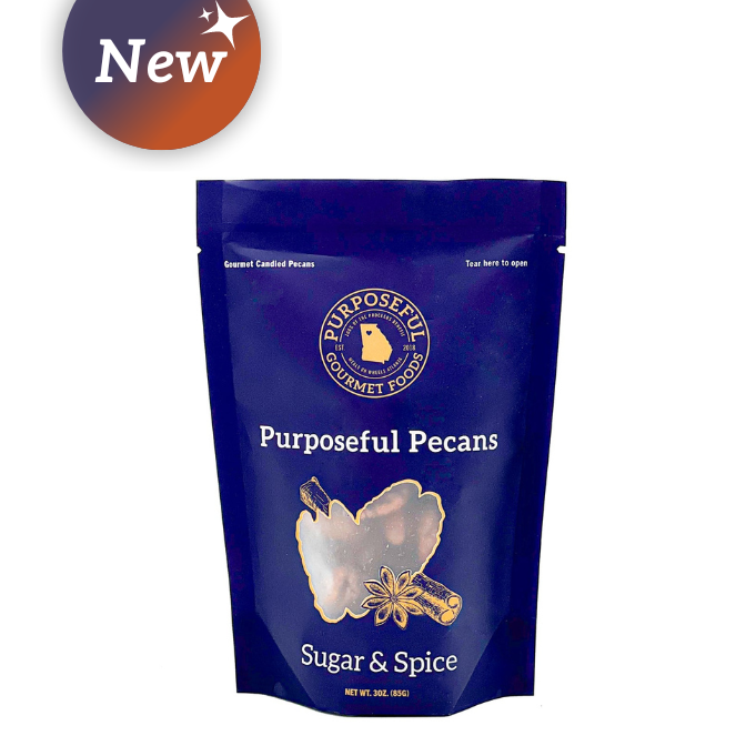 purposeful pecans packaged