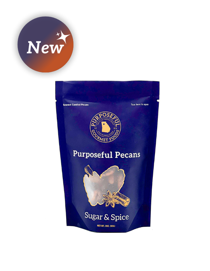 purposeful pecans packaged