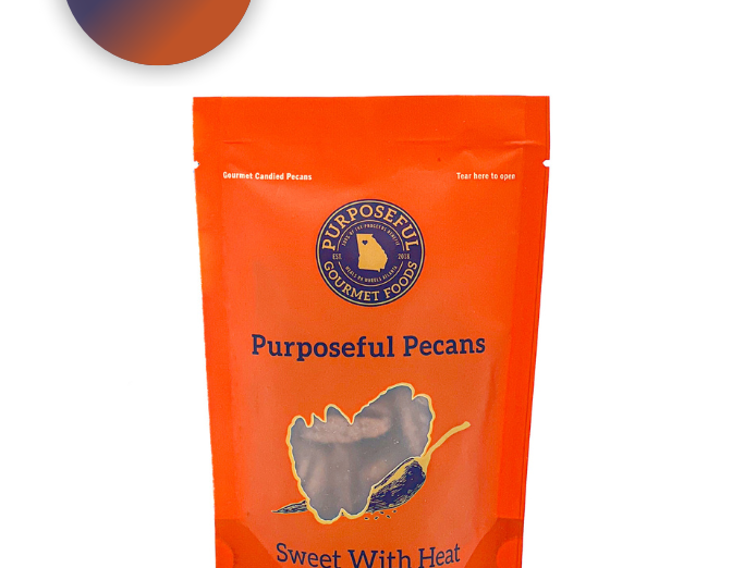 purposeful pecans packaged