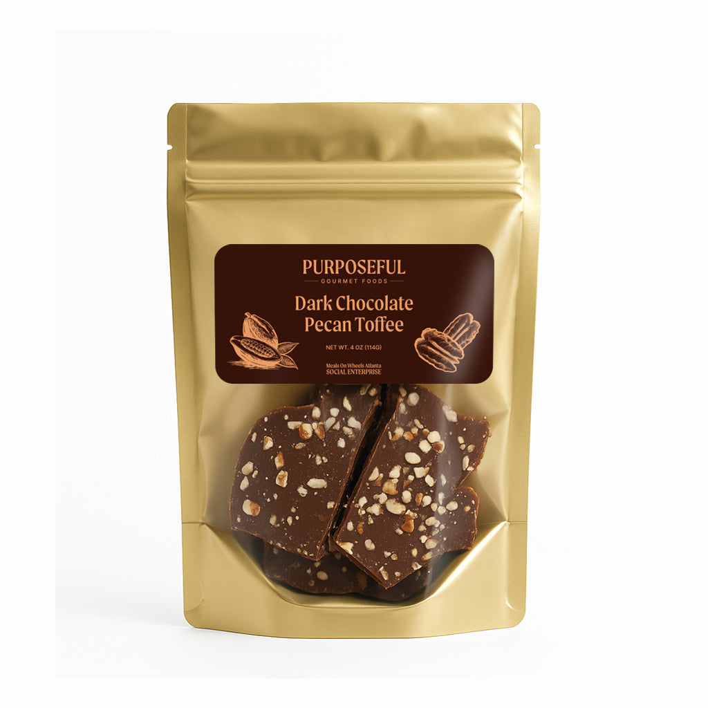 Dark Chocolate Pecan Toffee